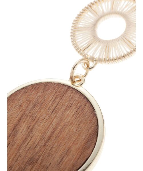 dazzlin（ダズリン）の「ナチュラルペアサークルイヤリング（イヤリング・レディース・アイボリー/ブルー/ブラウン・FREE）」の14枚目の写真