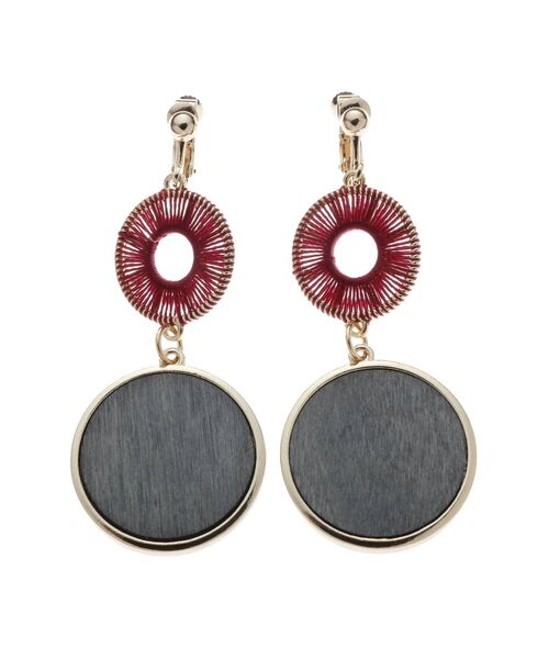 dazzlin（ダズリン）の「ナチュラルペアサークルイヤリング（イヤリング・レディース・アイボリー/ブルー/ブラウン・FREE）」の11枚目の写真