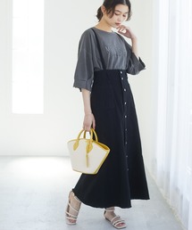 Sugar spoon | ・SUGAR SPOON カラーツイルジャンスカ＊(ジャンパースカート)