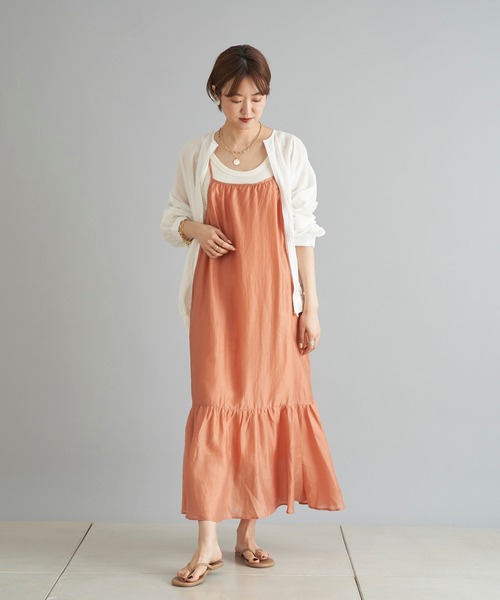 DouDou（ドゥドゥ）の「クリンクルワッシャーシャツブルゾン（ブルゾン・レディース・ブラック/オフホワイト/カーキ・FREE）」の5枚目の写真