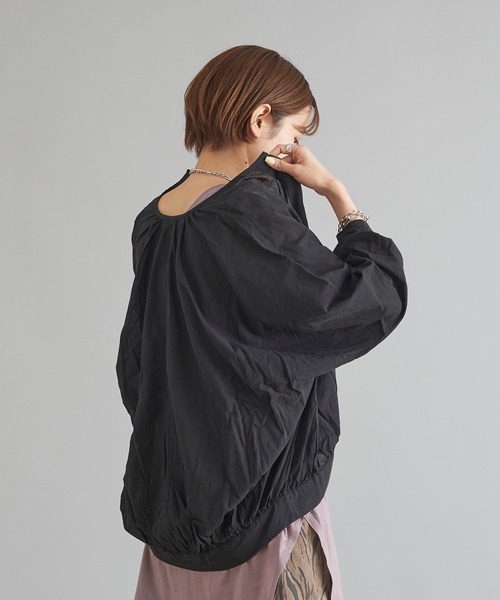 【DOUDOU】シアーシャツブルゾン シアー切替ブルゾン | DOUDOU(ドゥドゥ)レディース | PAL CLOSET
