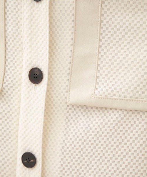 city(シティ)の「【CITY】チェッカーレースタイトスカート(スカート・レディース・ホワイト/ブラック・1/2)」の21枚目の写真