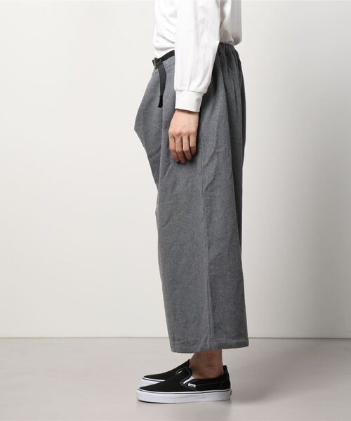 Gramicci(グラミチ)の「【 GRAMICCI / グラミチ 】 GLP21F0 WOOL WRAP FLARE PANTS | ウールラップフレアパンツ INS(その他パンツ・レディース・ブラック/グレー/ブラウン・M)」の4枚目の写真