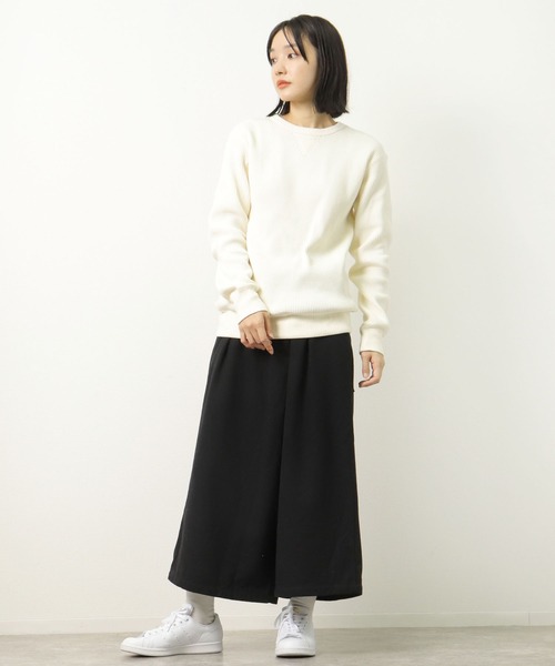 Gramicci(グラミチ)の「【 GRAMICCI / グラミチ 】 GLP21F0 WOOL WRAP FLARE PANTS | ウールラップフレアパンツ INS(その他パンツ・レディース・ブラック/グレー/ブラウン・M)」の2枚目の写真