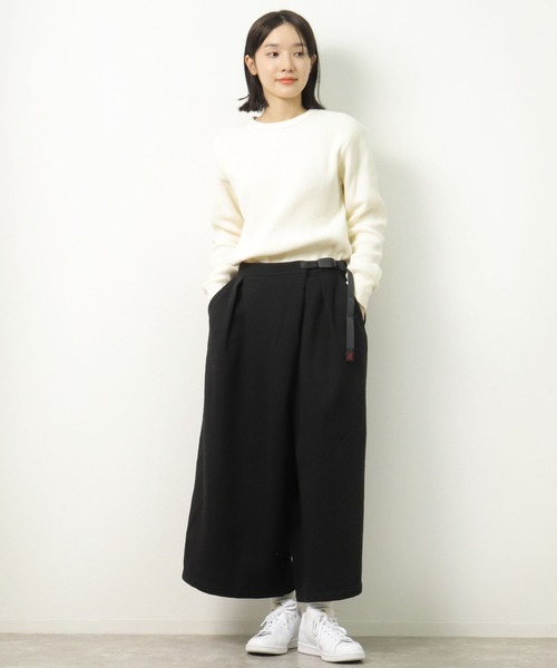 Gramicci(グラミチ)の「【 GRAMICCI / グラミチ 】 GLP21F0 WOOL WRAP FLARE PANTS | ウールラップフレアパンツ INS(その他パンツ・レディース・ブラック/グレー/ブラウン・M)」の14枚目の写真