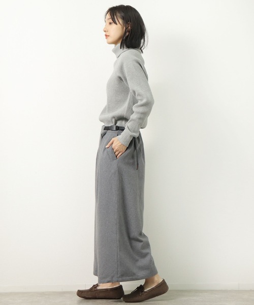 Gramicci(グラミチ)の「【 GRAMICCI / グラミチ 】 GLP21F0 WOOL WRAP FLARE PANTS | ウールラップフレアパンツ INS(その他パンツ・レディース・ブラック/グレー/ブラウン・M)」の22枚目の写真