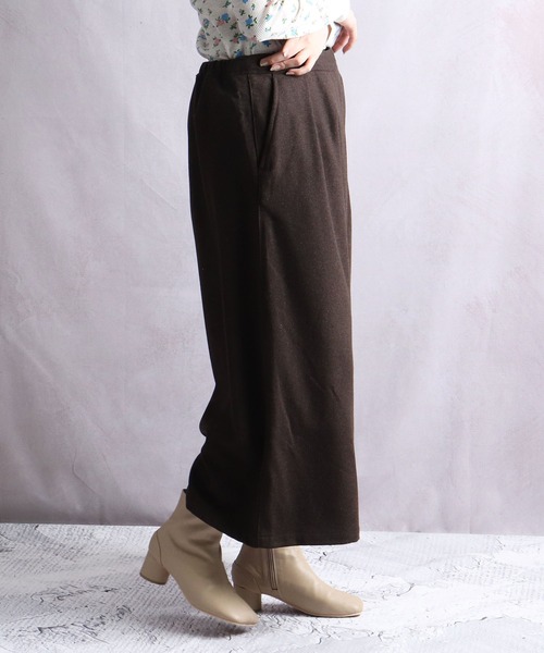 Gramicci(グラミチ)の「【 GRAMICCI / グラミチ 】 GLP21F0 WOOL WRAP FLARE PANTS | ウールラップフレアパンツ INS(その他パンツ・レディース・ブラック/グレー/ブラウン・M)」の7枚目の写真
