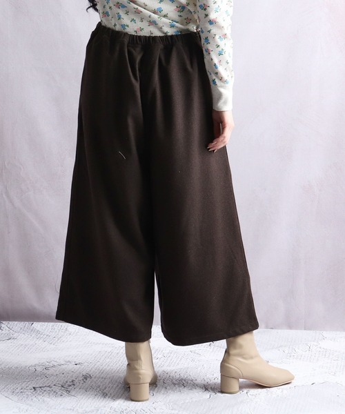Gramicci(グラミチ)の「【 GRAMICCI / グラミチ 】 GLP21F0 WOOL WRAP FLARE PANTS | ウールラップフレアパンツ INS(その他パンツ・レディース・ブラック/グレー/ブラウン・M)」の8枚目の写真