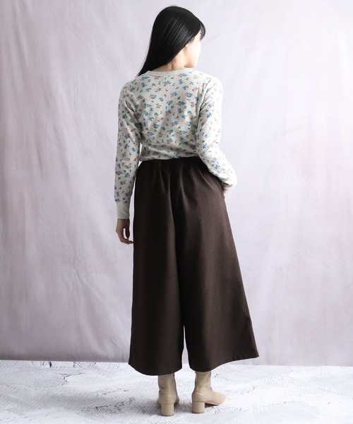 Gramicci(グラミチ)の「【 GRAMICCI / グラミチ 】 GLP21F0 WOOL WRAP FLARE PANTS | ウールラップフレアパンツ INS(その他パンツ・レディース・ブラック/グレー/ブラウン・M)」の9枚目の写真