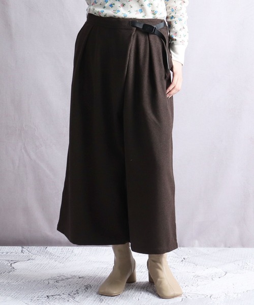 Gramicci(グラミチ)の「【 GRAMICCI / グラミチ 】 GLP21F0 WOOL WRAP FLARE PANTS | ウールラップフレアパンツ INS(その他パンツ・レディース・ブラック/グレー/ブラウン・M)」の10枚目の写真
