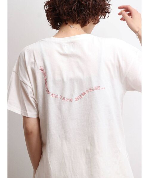 Ungrid（アングリッド）の「エンブロイダリーTee（Tシャツ/カットソー・レディース・ブラック/サーモンピンク/ブルー/オフホワイト・FREE）」の22枚目の写真