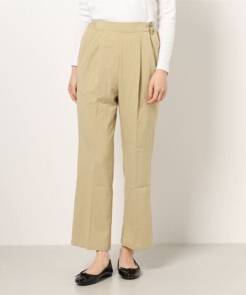 ehka sopo（エヘカソポ）の「【QR】ギンガムチェックパンツ（その他パンツ・レディース・モカ/ミント/イエロー・ﾌﾘ-）」の3枚目の写真