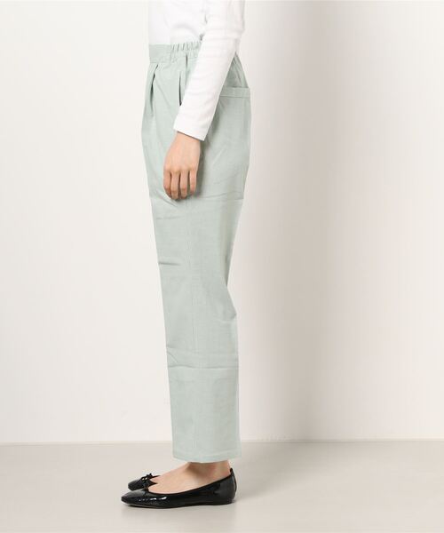 ehka sopo（エヘカソポ）の「【QR】ギンガムチェックパンツ（その他パンツ・レディース・モカ/ミント/イエロー・ﾌﾘ-）」の4枚目の写真