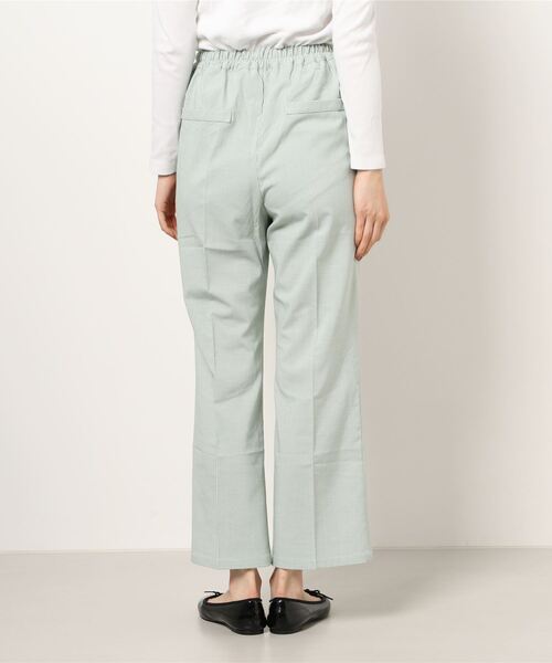 ehka sopo（エヘカソポ）の「【QR】ギンガムチェックパンツ（その他パンツ・レディース・モカ/ミント/イエロー・ﾌﾘ-）」の5枚目の写真