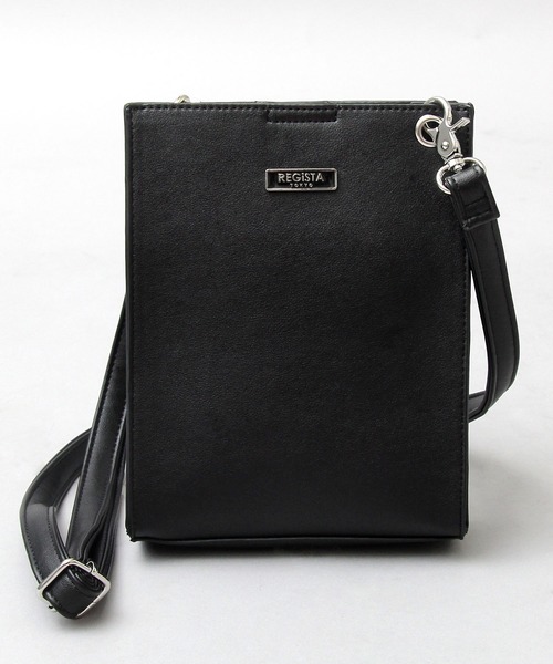 REGiSTA（レジスタ）の「レザー調 スクエア ミニショルダーバッグ（ショルダーバッグ・メンズ・ブラック/ブラック系その他/ブラック系その他2・FREE）」の12枚目の写真