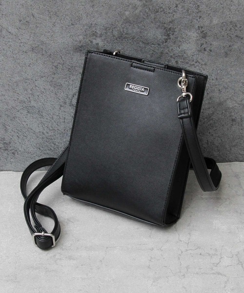 REGiSTA（レジスタ）の「レザー調 スクエア ミニショルダーバッグ（ショルダーバッグ・メンズ・ブラック/ブラック系その他/ブラック系その他2・FREE）」の17枚目の写真