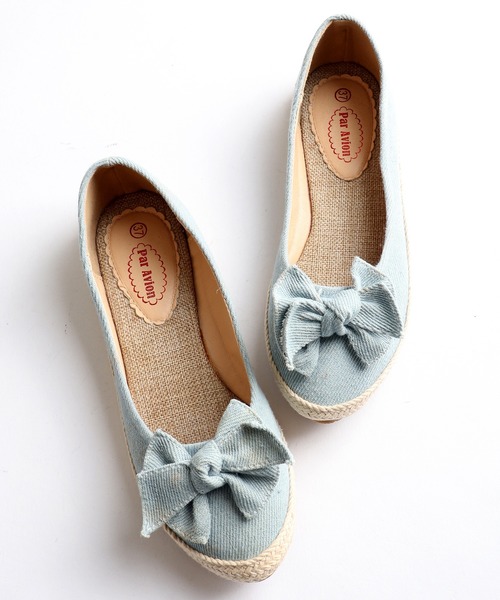 セール Paravion デニムリボンシューズ パンプス Paravion パラビオン のファッション通販 Zozotown