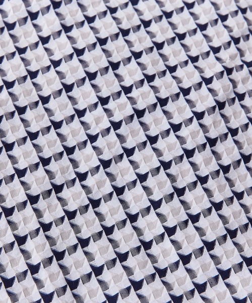 MEN'S MELROSE(メンズメルローズ)の「ストレッチパターンドビーシャツ(シャツ/ブラウス・メンズ・サックスブルー/ホワイト系その他・2/3/4)」の8枚目の写真