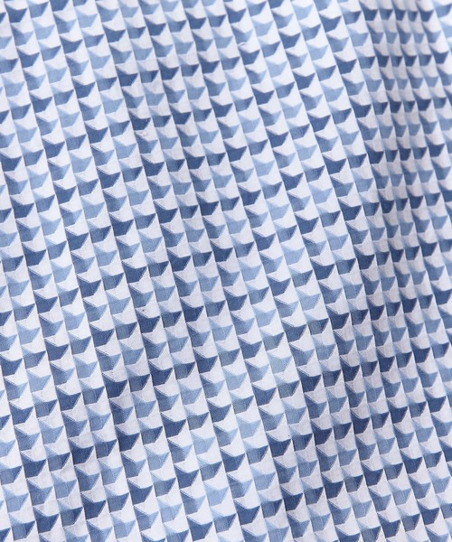 MEN'S MELROSE(メンズメルローズ)の「ストレッチパターンドビーシャツ(シャツ/ブラウス・メンズ・サックスブルー/ホワイト系その他・2/3/4)」の9枚目の写真
