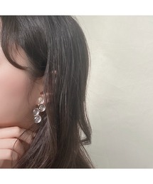 tone（トーン）の「【Favorina】water dropイヤリング(MA)（イヤリング）」