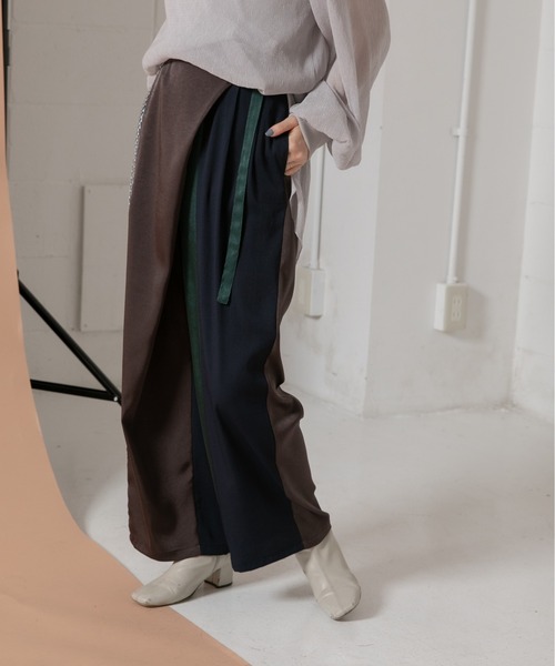 新品 Eimee Law/エイミーロウ 4TEX切替ラップパンツ Eimee Law（エイミーロウ）の「4TEX切替ラップパンツ（その他