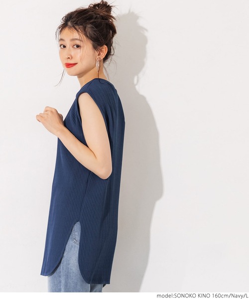 coca（coca）（コカ）の「リブノースリーブトップス（タンクトップ・レディース・ブラック/ネイビー/ブラウン/グレー系その他・M/L）」の22枚目の写真