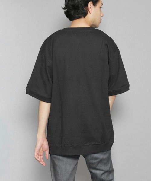 Bling Leads(ブリングリーズ)の「bling leads/ミニ裏毛PIB仕様半袖クルー(Tシャツ/カットソー・メンズ・オレンジ系その他/ホワイト/ネイビー/ベージュ/カーキ/ブラック・MEDIUM/LARGE)」の15枚目の写真