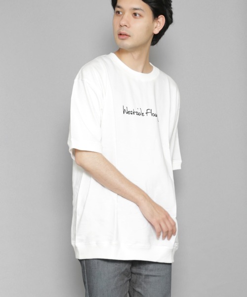Bling Leads(ブリングリーズ)の「bling leads/ミニ裏毛PIB仕様半袖クルー(Tシャツ/カットソー・メンズ・オレンジ系その他/ホワイト/ネイビー/ベージュ/カーキ/ブラック・MEDIUM/LARGE)」の17枚目の写真