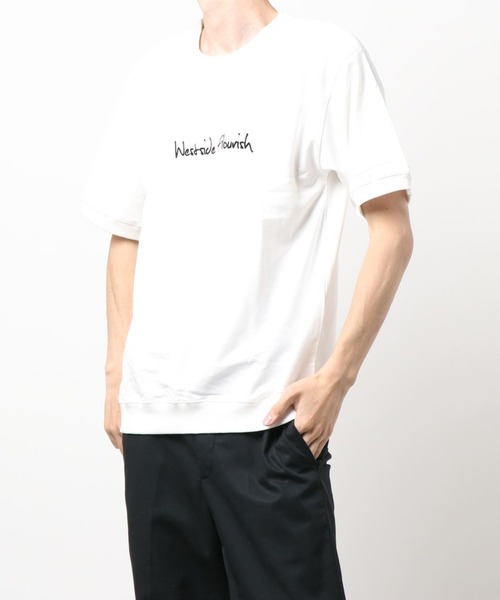 Bling Leads(ブリングリーズ)の「bling leads/ミニ裏毛PIB仕様半袖クルー(Tシャツ/カットソー・メンズ・オレンジ系その他/ホワイト/ネイビー/ベージュ/カーキ/ブラック・MEDIUM/LARGE)」の14枚目の写真