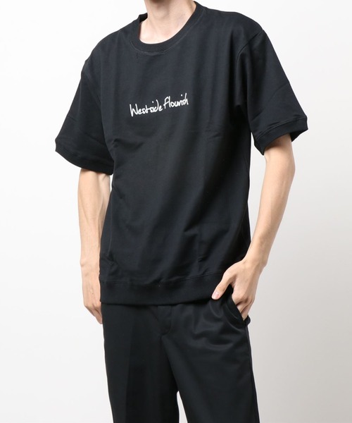 Bling Leads(ブリングリーズ)の「bling leads/ミニ裏毛PIB仕様半袖クルー(Tシャツ/カットソー・メンズ・オレンジ系その他/ホワイト/ネイビー/ベージュ/カーキ/ブラック・MEDIUM/LARGE)」の8枚目の写真