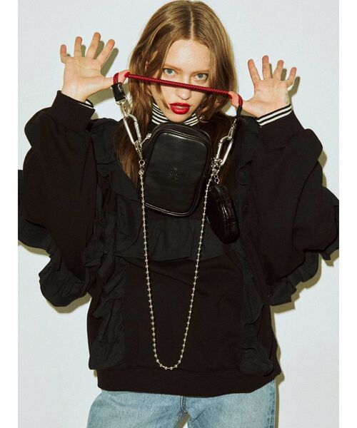 jouetie（ジュエティ）の「マルチフリルプルオーバー【スウェット/トレーナー】（スウェット・レディース・ブラック/オフホワイト/ブルー/グリーン・MEDIUM）」の16枚目の写真