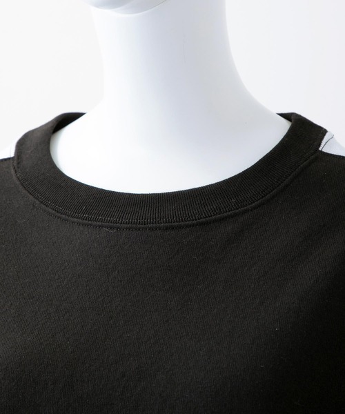 MILKFED.(ミルクフェド)の「SHOULDER LINE TOP(Tシャツ/カットソー・レディース・ホワイト/ブラック/ライトグリーン・ONE SIZE)」の5枚目の写真