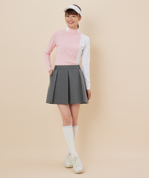 JUN&ROPE'(ジュンアンドロペ)の「【UV】【吸水速乾】バイカラー切替長袖プルオーバー(Tシャツ/カットソー・レディース・ブラック/グレー/ピンク・S/M/L)」の11枚目の写真