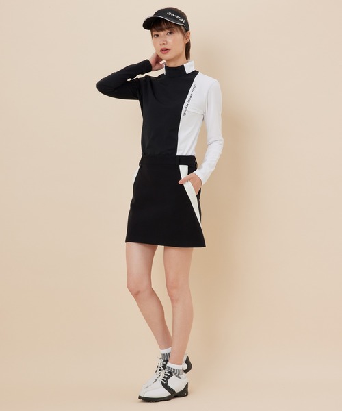 JUN&ROPE'(ジュンアンドロペ)の「【UV】【吸水速乾】バイカラー切替長袖プルオーバー(Tシャツ/カットソー・レディース・ブラック/グレー/ピンク・S/M/L)」の8枚目の写真