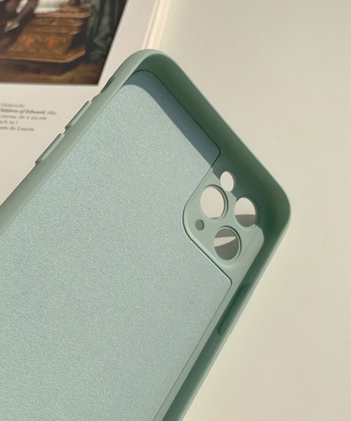 Port（ポート）の「マットパステルカラー iPhoneケース ( 7 / 8 / SE2 / X,XS / 11 / 11pro / 12 / 12mini / 13 / 13pro / 14 / 14pro ) #（スマホケース/カバー・レディース・アイボリー/ピンク/ライトグリーン/ライトグレー/ブルー/パープル・B/C/D/E/F/A/H/G/I/J/K/L）」の12枚目の写真