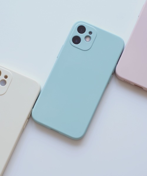 Port（ポート）の「マットパステルカラー iPhoneケース ( 7 / 8 / SE2 / X,XS / 11 / 11pro / 12 / 12mini / 13 / 13pro / 14 / 14pro ) #（スマホケース/カバー・レディース・アイボリー/ピンク/ライトグリーン/ライトグレー/ブルー/パープル・B/C/D/E/F/A/H/G/I/J/K/L）」の15枚目の写真