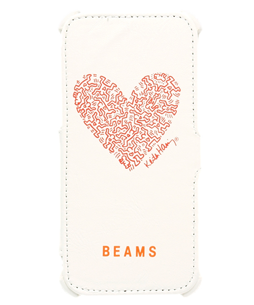 Keith Haring（キース・ヘリング）の「GRAPHT × BEAMS / キース・ヘリング フラップカバー iPhone6 ケース（スマホケース/カバー・メンズ・ホワイト/ブラック/ピンク/レッド/その他1/その他2・ONE SIZE）」の2枚目の写真