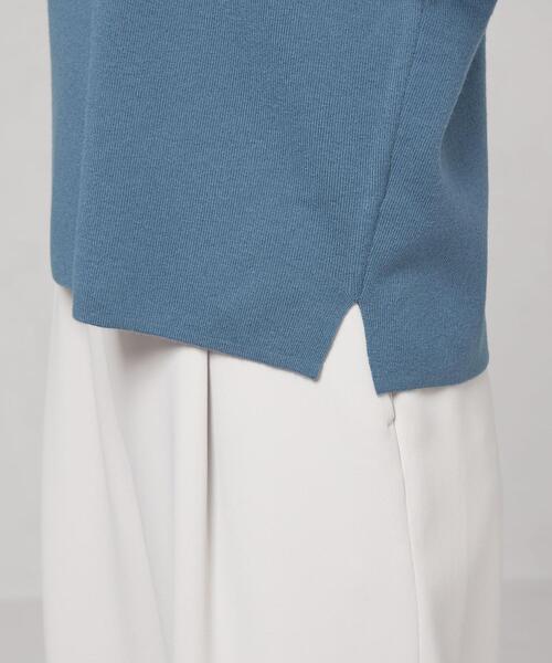 closet story(クローゼットストーリー)の「<closet story>アツデ Vネック セットアップ プルオーバー -ウォッシャブル-(ニット/セーター・レディース・ブラック/ロイヤルブルー・FREE)」の15枚目の写真