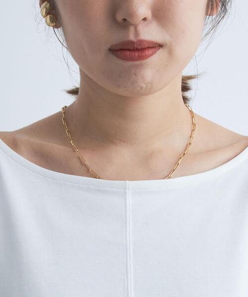 green label relaxing（グリーンレーベルリラクシング）の「ニュアンス ビッグ プルオーバー カットソー Tシャツ（Tシャツ/カットソー・レディース・ブラック/ダークブラウン/オフホワイト/モカ・FREE）」の8枚目の写真