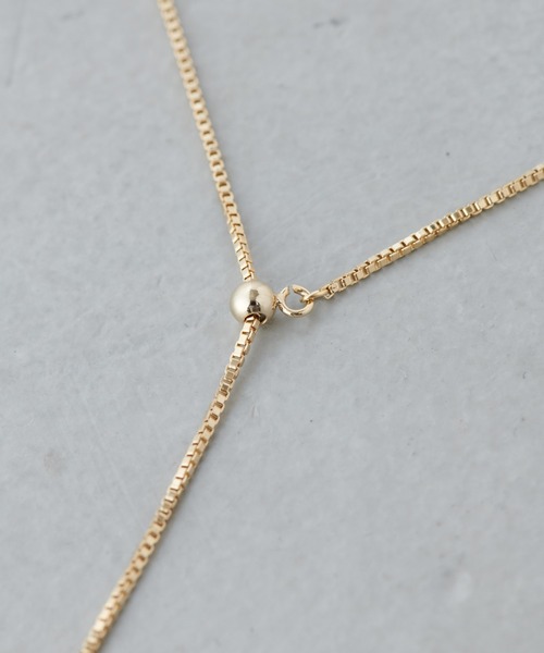 PAPILLONNER(パピヨネ)の「ステンレスドロップネックレス(ネックレス・レディース・ゴールド系その他/シルバー系その他/クリア/シルバー/ゴールド・FREE)」の9枚目の写真