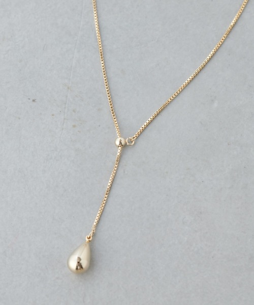 PAPILLONNER(パピヨネ)の「ステンレスドロップネックレス(ネックレス・レディース・ゴールド系その他/シルバー系その他/クリア/シルバー/ゴールド・FREE)」の8枚目の写真