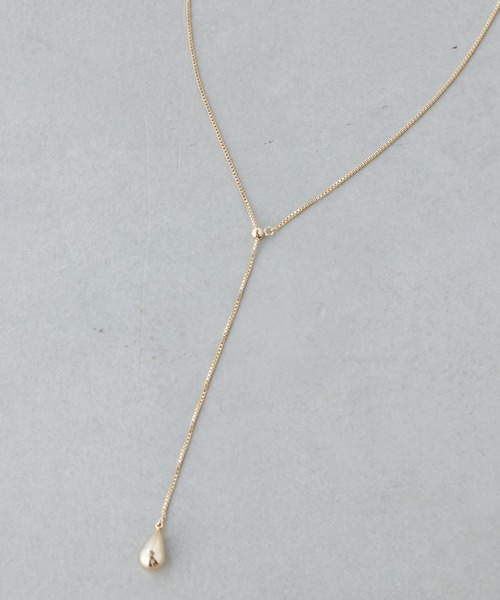 PAPILLONNER(パピヨネ)の「ステンレスドロップネックレス(ネックレス・レディース・ゴールド系その他/シルバー系その他/クリア/シルバー/ゴールド・FREE)」の17枚目の写真