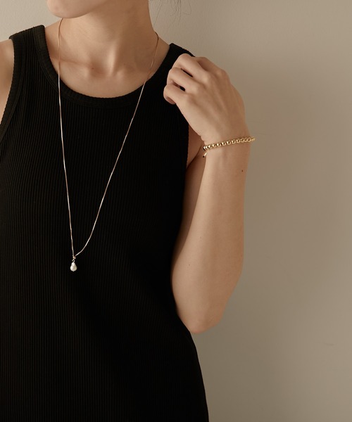 PAPILLONNER(パピヨネ)の「ステンレスドロップネックレス(ネックレス・レディース・ゴールド系その他/シルバー系その他/クリア/シルバー/ゴールド・FREE)」の20枚目の写真