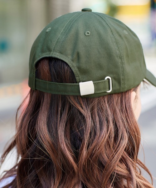 cepo（セポ）の「カレッジロゴベースボールＣＡＰ（キャップ・レディース・ブラック/ベージュ/グリーン・FREE）」の7枚目の写真