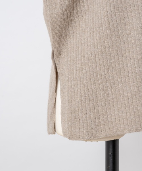 Rewde（ルゥデ）の「【3WAY】ニットベスト（1R14-09197）（ニット/セーター・レディース・ホワイト/ブラック/モカ・M）」の13枚目の写真