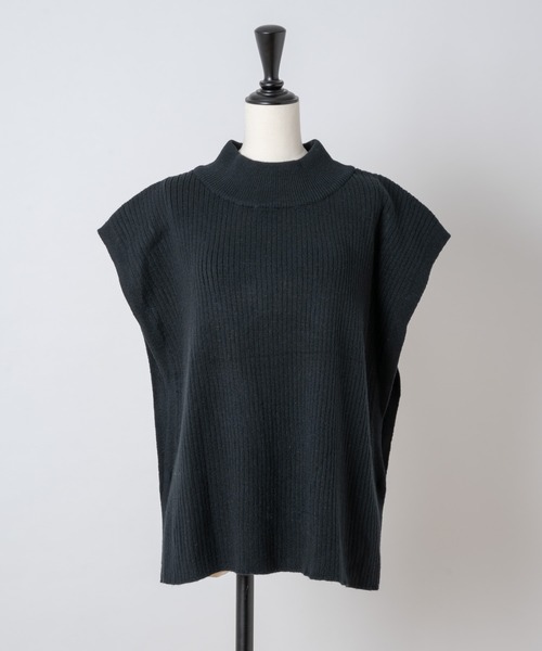 Rewde（ルゥデ）の「【3WAY】ニットベスト（1R14-09197）（ニット/セーター・レディース・ホワイト/ブラック/モカ・M）」の12枚目の写真