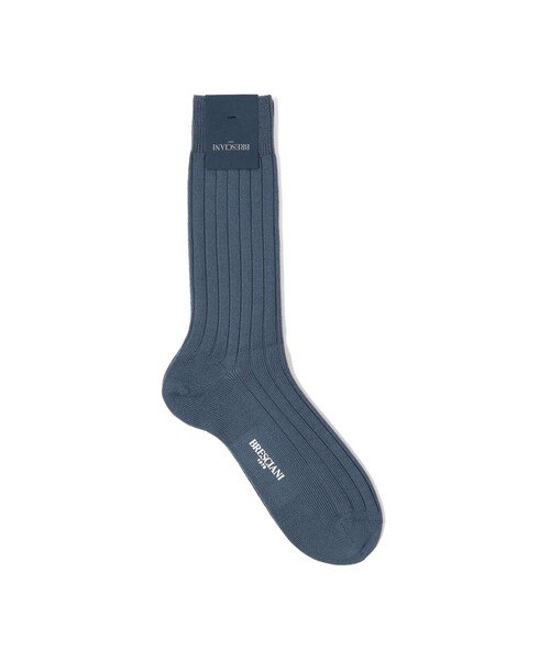 Bresciani（ブレシアニ）の「BRESCIANI / ウールナイロン リブソックス（ソックス/靴下・メンズ・パープル系その他3/グリーン系その他4/オレンジ/イエロー系その他5/レッド系その他7/ライトブラウン/ベージュ/ブルー/グレー/グリーン/グレー系その他/ブラウン・ONE SIZE）」の3枚目の写真