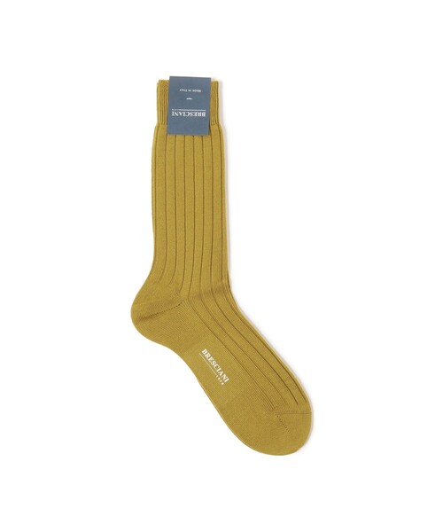 Bresciani（ブレシアニ）の「BRESCIANI / ウールナイロン リブソックス（ソックス/靴下・メンズ・パープル系その他3/グリーン系その他4/オレンジ/イエロー系その他5/レッド系その他7/ライトブラウン/ベージュ/ブルー/グレー/グリーン/グレー系その他/ブラウン・ONE SIZE）」の10枚目の写真