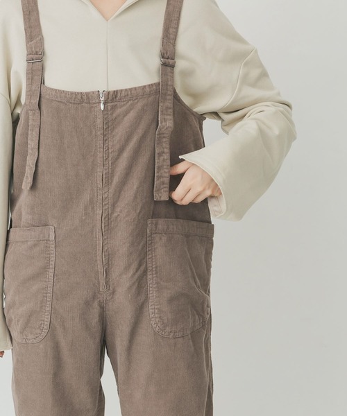 EKAL（エカル）の「EKAL　レイクショアコーデュロイサロペット（サロペット/オーバーオール・レディース・ベージュ/グレー・FREE）」の20枚目の写真