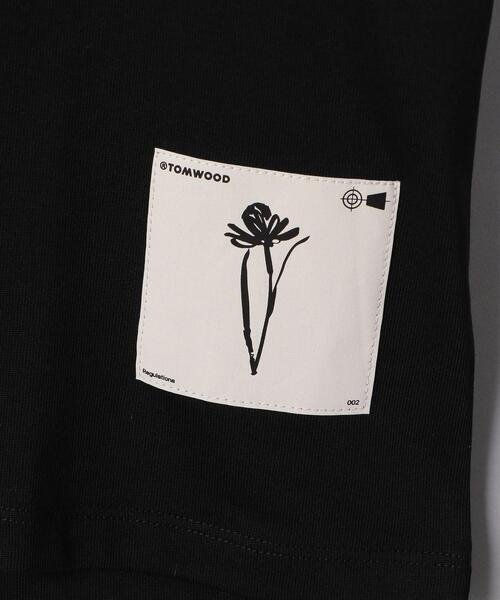TOM WOOD（トムウッド）の「＜TOMWOOD（トムウッド）＞MONO Tシャツ ■■■（Tシャツ/カットソー・レディース・ブラック/ホワイト・XS）」の7枚目の写真
